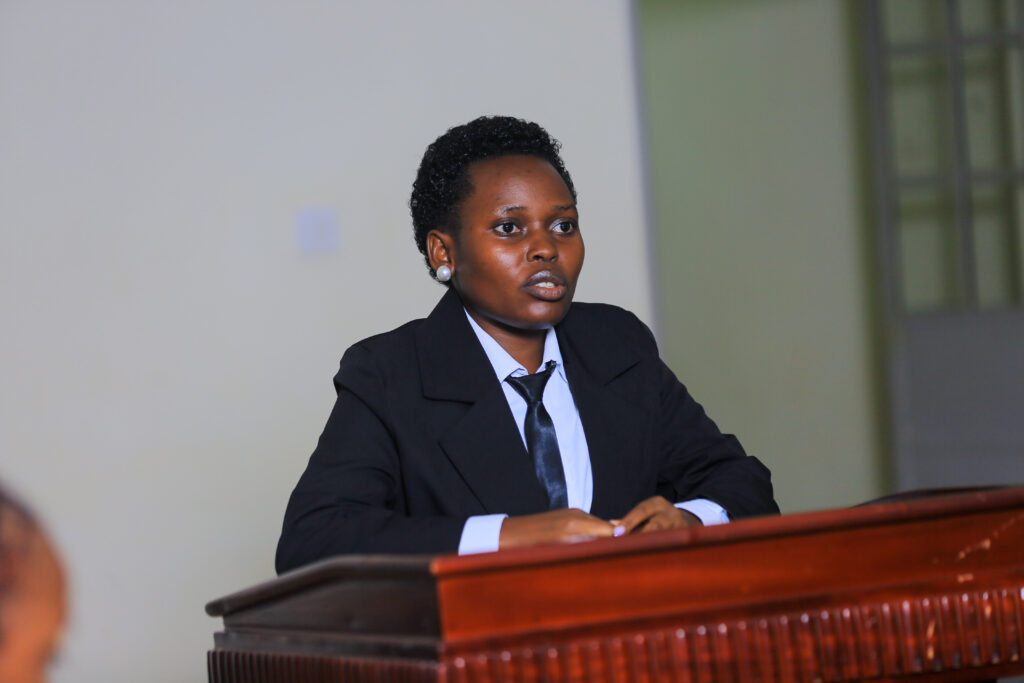 Parliament grills minister over Guild bazaar report Ananda Dorah representing infront of Plenary photo by Rodwell Mwanzi Kitooks