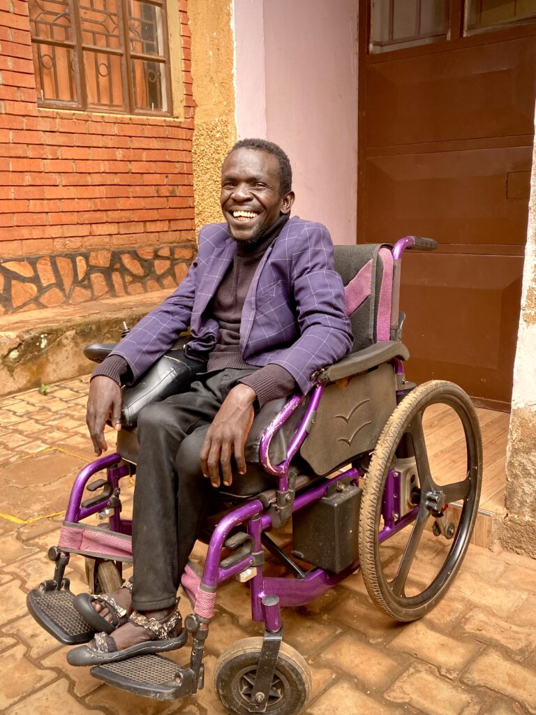 Using his voice to speak for the disabled